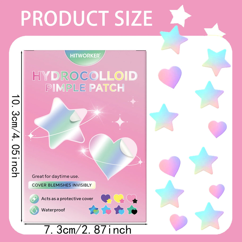 1008/504 Pieces/Box of Pimple Patches, Non Irritating Acne Stickers, High-Quality Salicylic Acid and Tea Tree Oil Acne Patches
