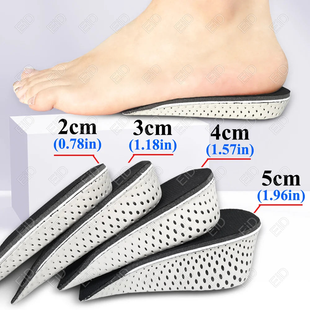 Best Height Increase Insoles Men Women Shoes Flat Feet Arch Support Orthopedic Insoles Sneakers Heel Lift Memory Foam Shoe Pads