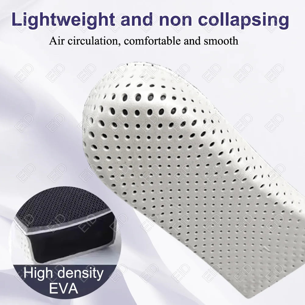 Best Height Increase Insoles Men Women Shoes Flat Feet Arch Support Orthopedic Insoles Sneakers Heel Lift Memory Foam Shoe Pads