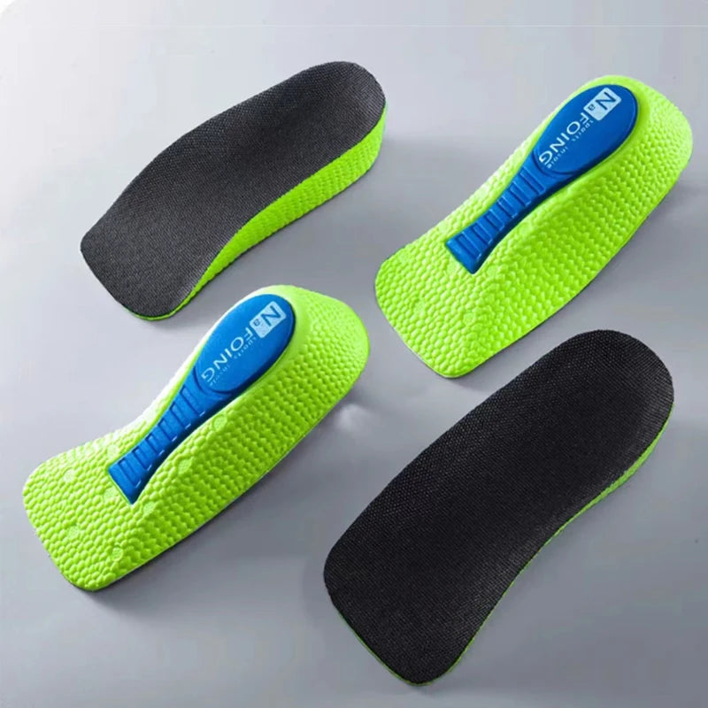 Height Increase Shoe Insoles for Men Women Arch Support Orthopedic Insoles Sneakers Heel Lift Templates Memory Foam Shoe Inserts