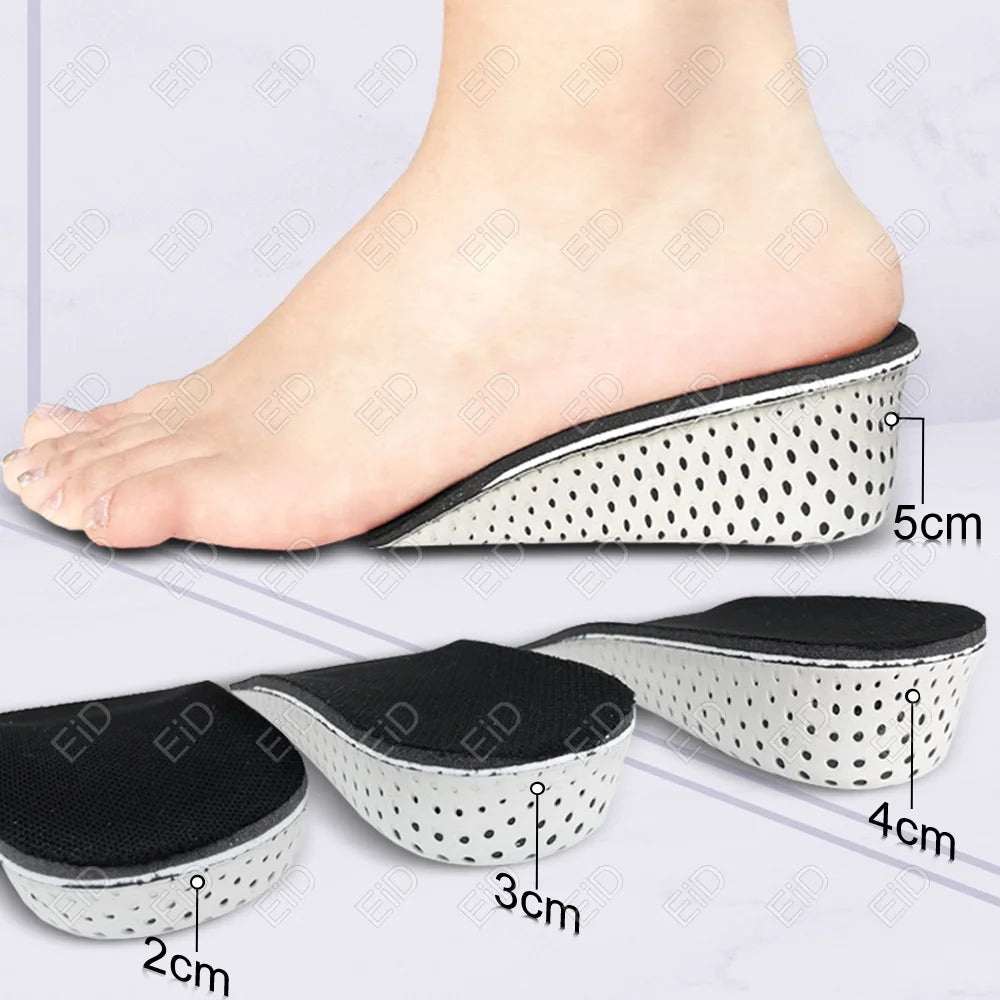 Best Height Increase Insoles Men Women Shoes Flat Feet Arch Support Orthopedic Insoles Sneakers Heel Lift Memory Foam Shoe Pads