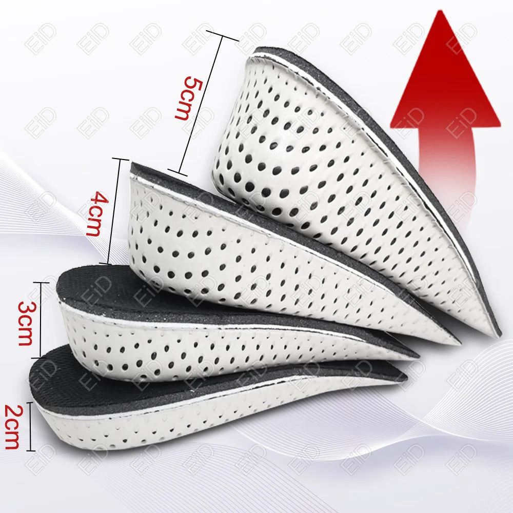 Best Height Increase Insoles Men Women Shoes Flat Feet Arch Support Orthopedic Insoles Sneakers Heel Lift Memory Foam Shoe Pads