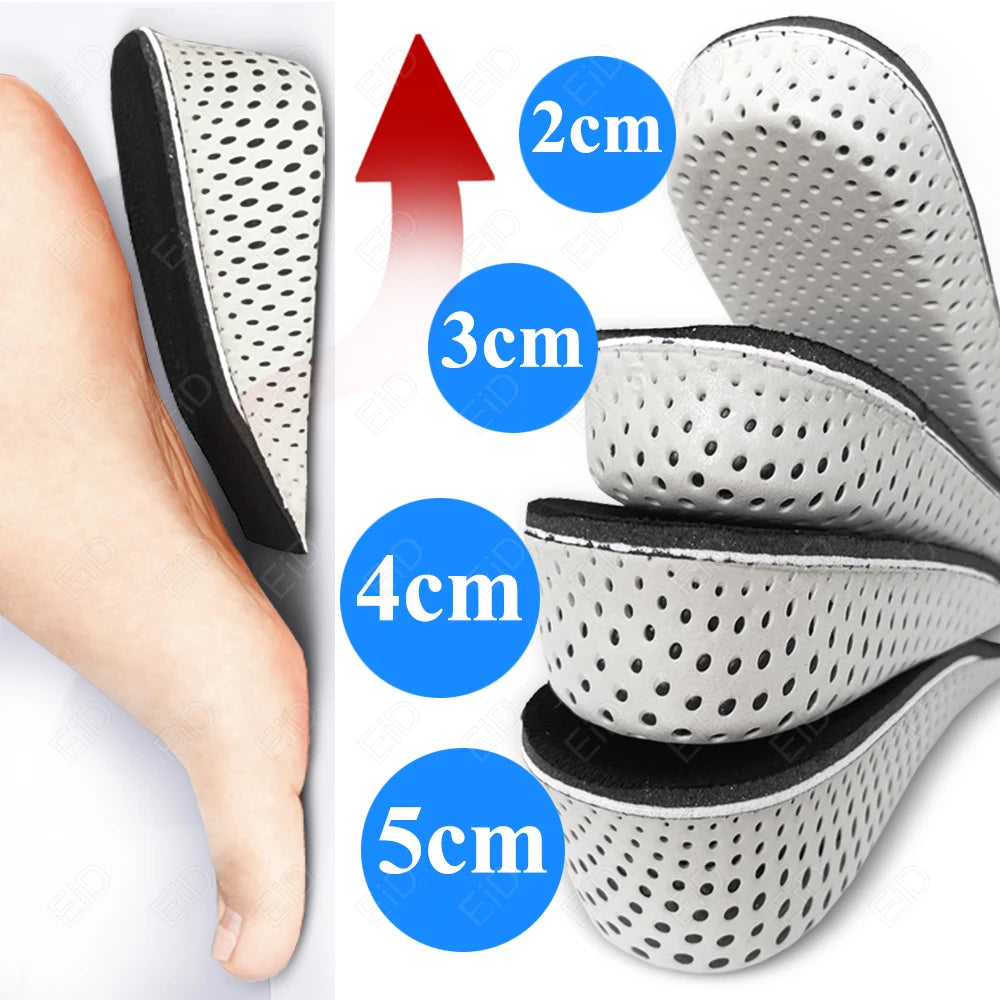 Best Height Increase Insoles Men Women Shoes Flat Feet Arch Support Orthopedic Insoles Sneakers Heel Lift Memory Foam Shoe Pads