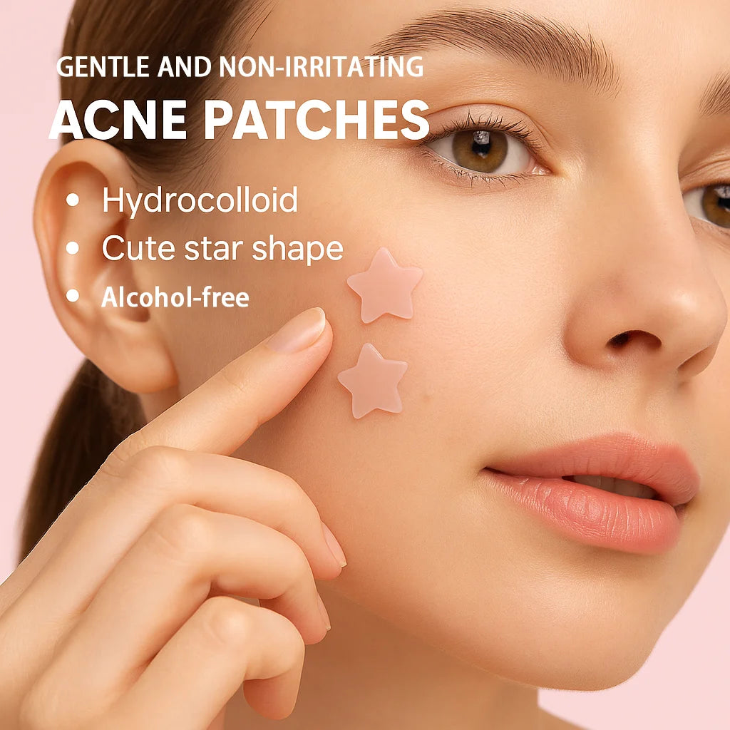 1008/504 Pieces/Box of Pimple Patches, Non Irritating Acne Stickers, High-Quality Salicylic Acid and Tea Tree Oil Acne Patches