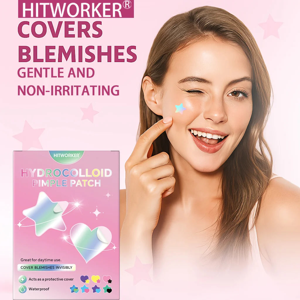 1008/504 Pieces/Box of Pimple Patches, Non Irritating Acne Stickers, High-Quality Salicylic Acid and Tea Tree Oil Acne Patches