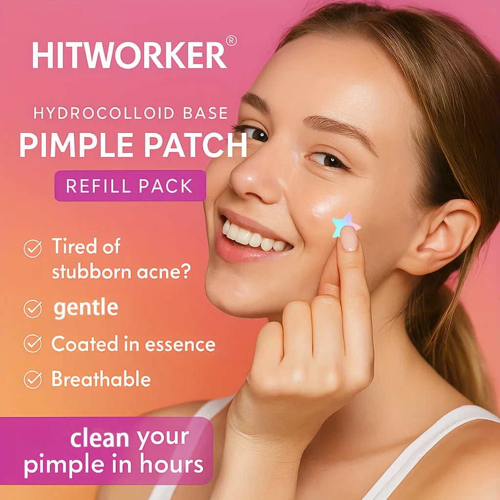 1008/504 Pieces/Box of Pimple Patches, Non Irritating Acne Stickers, High-Quality Salicylic Acid and Tea Tree Oil Acne Patches
