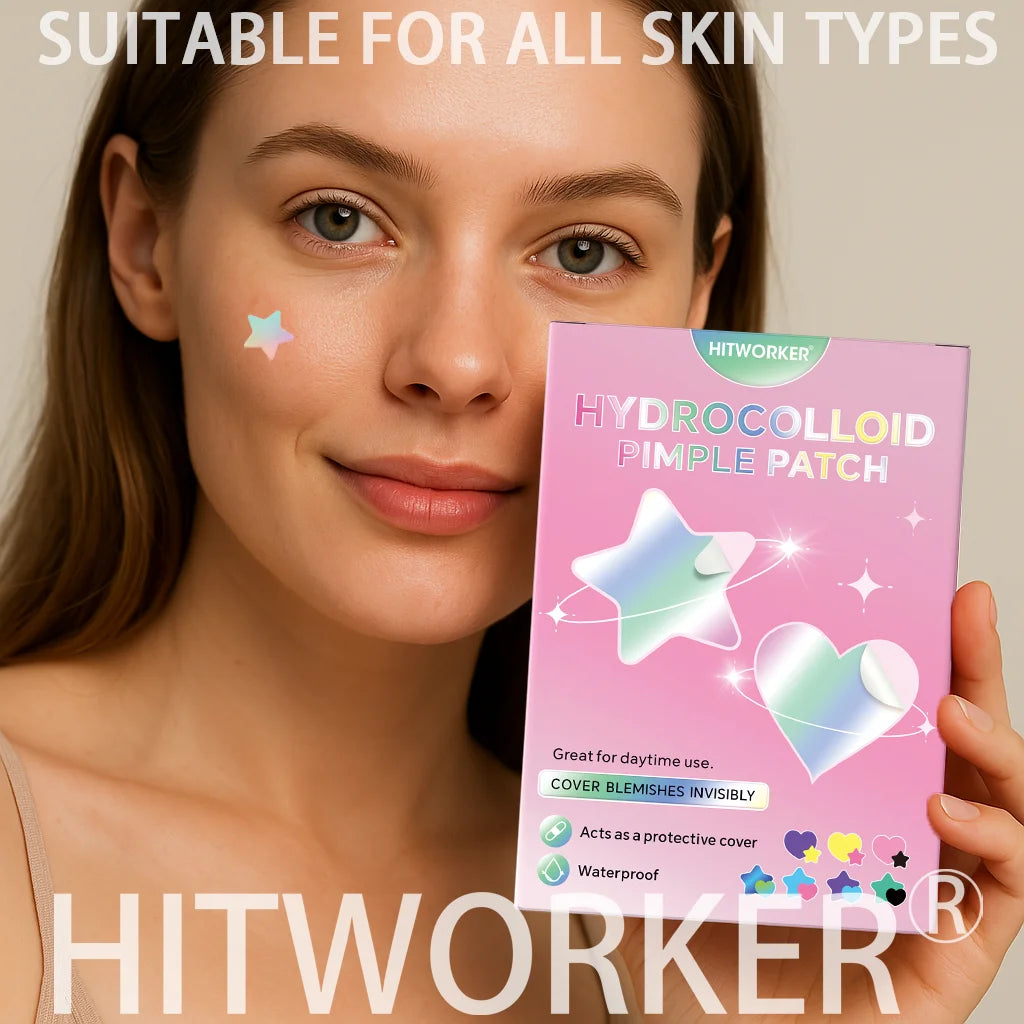 1008/504 Pieces/Box of Pimple Patches, Non Irritating Acne Stickers, High-Quality Salicylic Acid and Tea Tree Oil Acne Patches